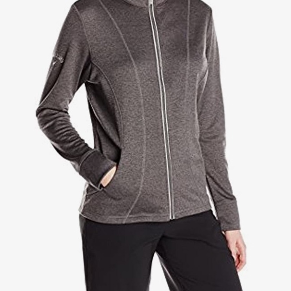 Callaway Full Zip Gray Lightweight Jacket Size Small